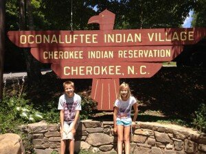 Cole and Mallory in Cherokee
