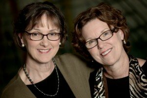 Betsy Duffey and Laurie Myers headshot