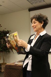 Vonda teaching at Writers Boot Camp