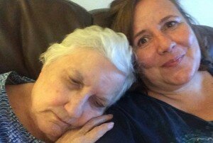 Cheryl Morgan and her mom